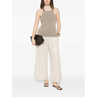 Peserico Peserico Neutrals Trousers - Palazzo Pants Women