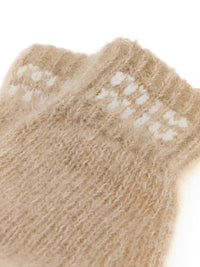 Miu Miu Miu Miu Women Stretch Mohair Blend Gloves