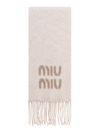 Miu Miu Miu Miu Women Scarf With Logo