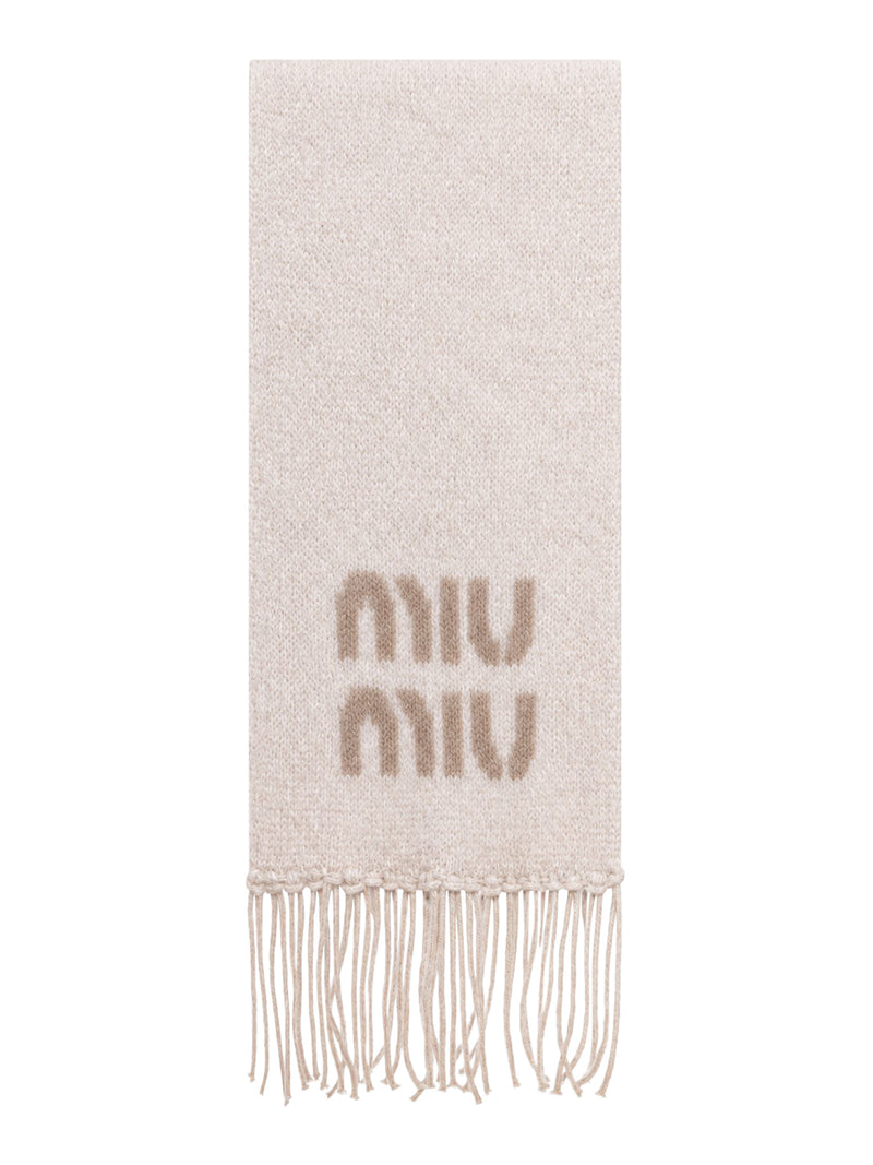 Miu Miu Miu Miu Women Scarf With Logo