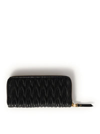 Miu Miu Miu Miu Women Large Nappa Matelasse Wallet