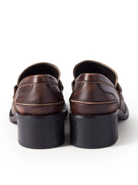 Miu Miu Women Deco Calfskin Loafers