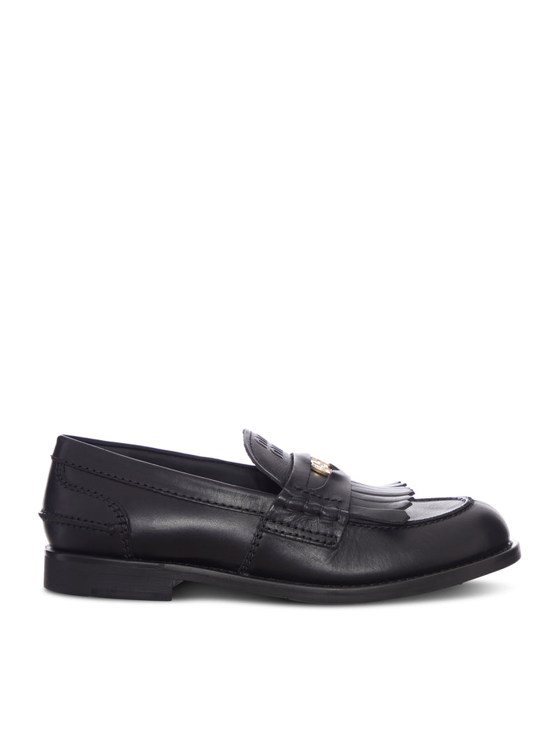 Miu Miu Women Leather Loafers