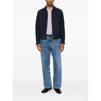 Zegna Blue Jackets - Leather Jackets Men
