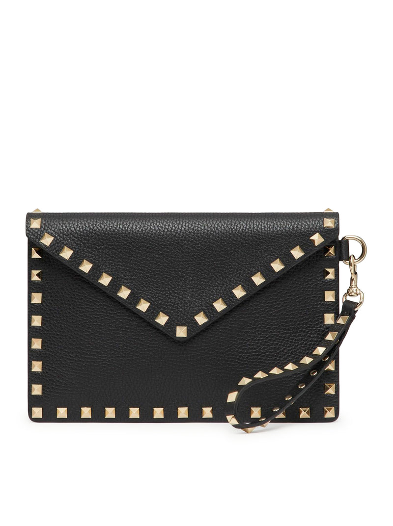 Valentino Garavani Women Rockstud Pouch In Calfskin