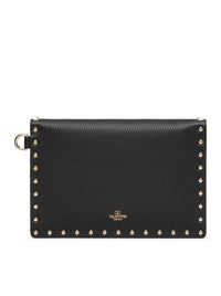 Valentino Garavani Women Rockstud Pouch In Calfskin