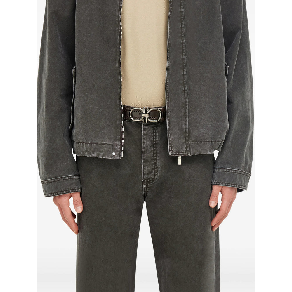 Ferragamo Black Belts Men