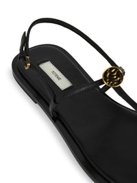 Toteme Women T-Strap Leather Sandals