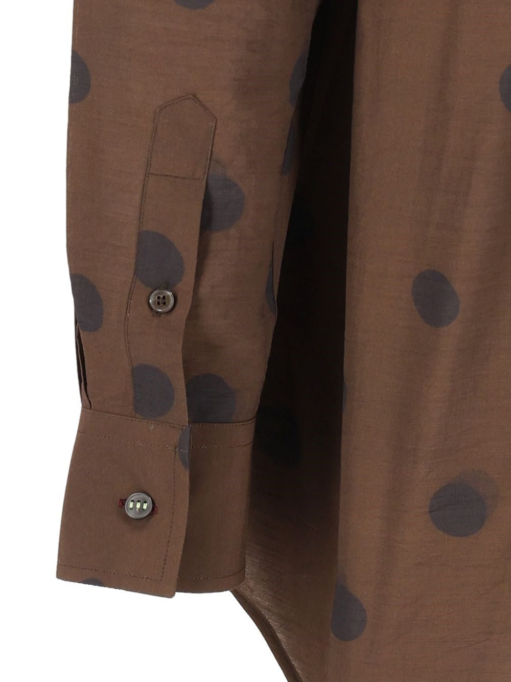 Paul Smith Paul Smith Men Viscose And Wool Polka Dot Shirt