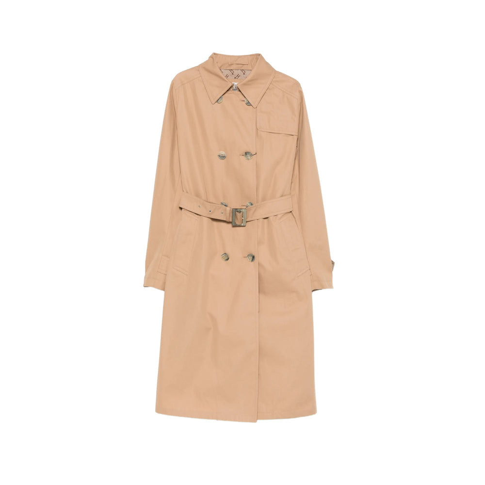 Herno Neutrals Coats - Double Breasted & Peacoats Women