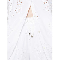 Herno White Trousers - High-Waisted Trousers Women