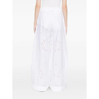 Herno White Trousers - High-Waisted Trousers Women