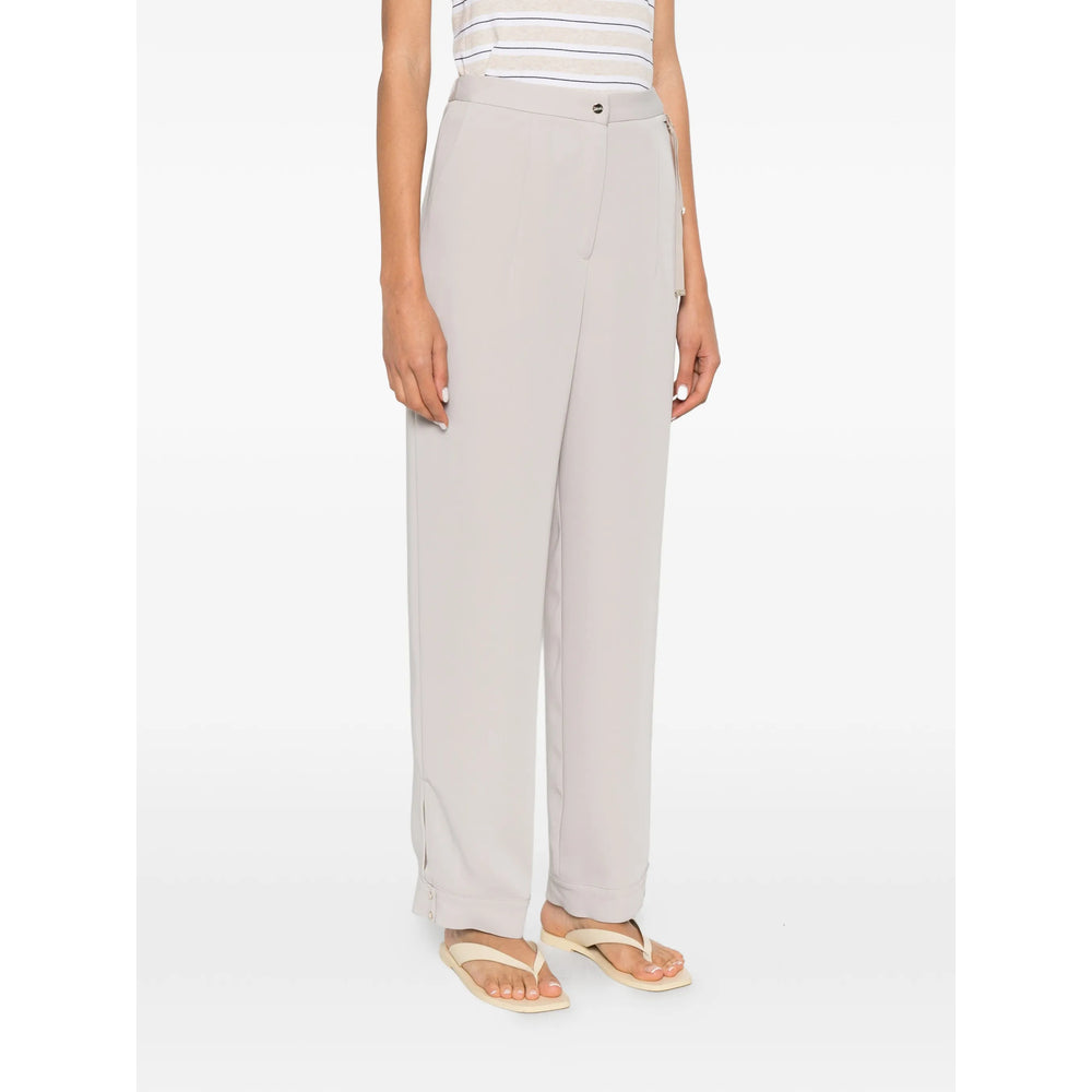 Herno Grey Trousers - Straight Trousers Women