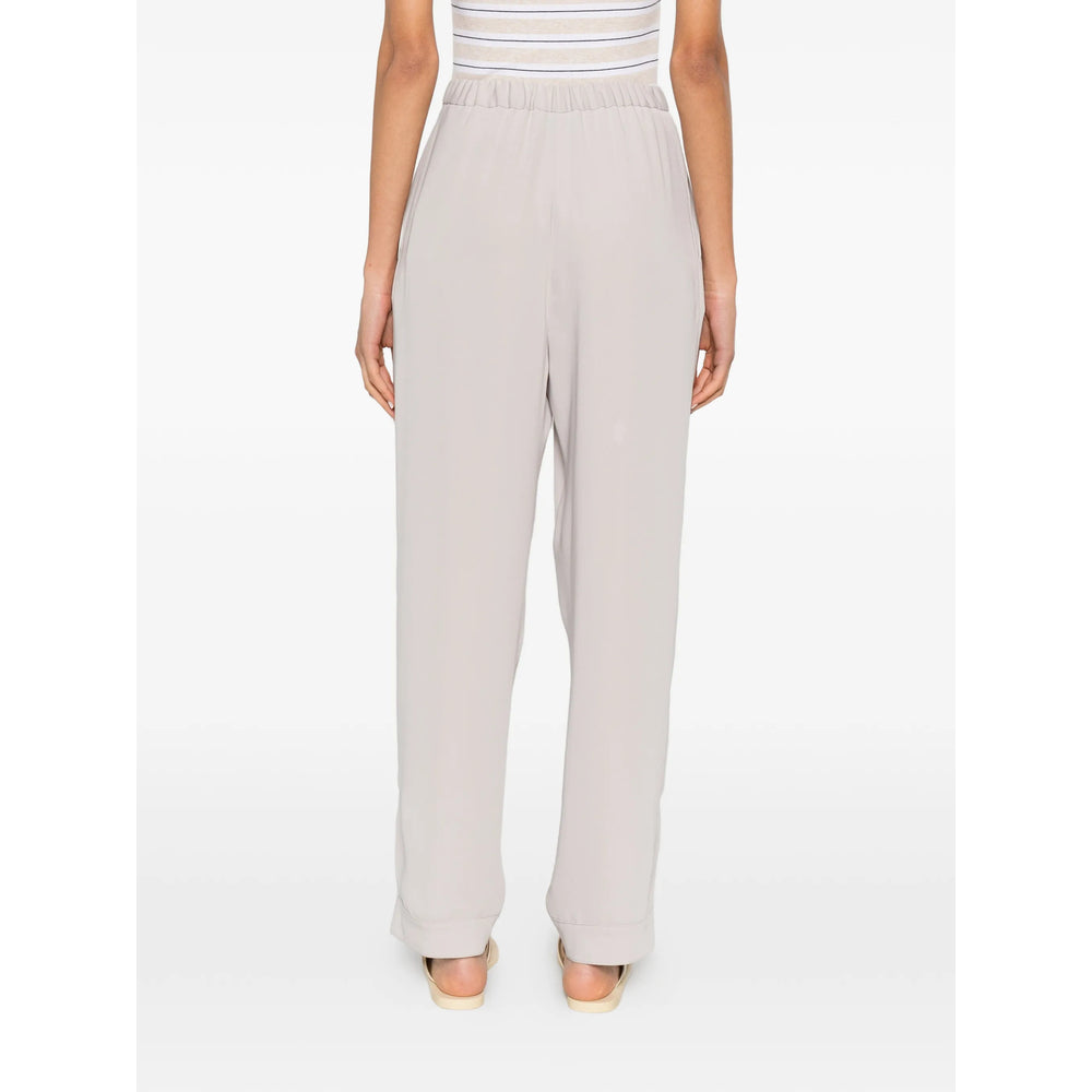 Herno Grey Trousers - Straight Trousers Women