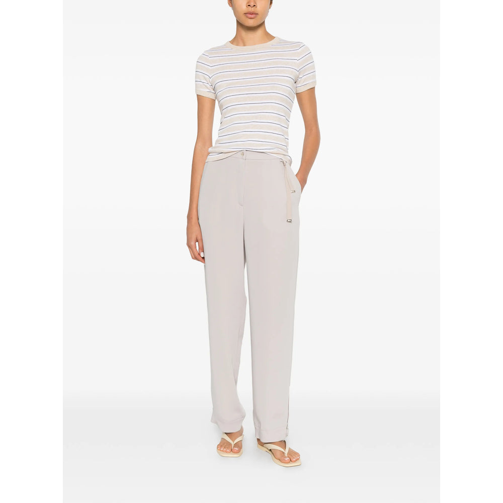 Herno Grey Trousers - Straight Trousers Women