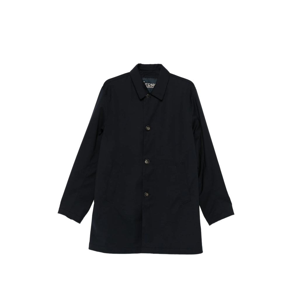 Herno Blue Coats - Raincoats Men