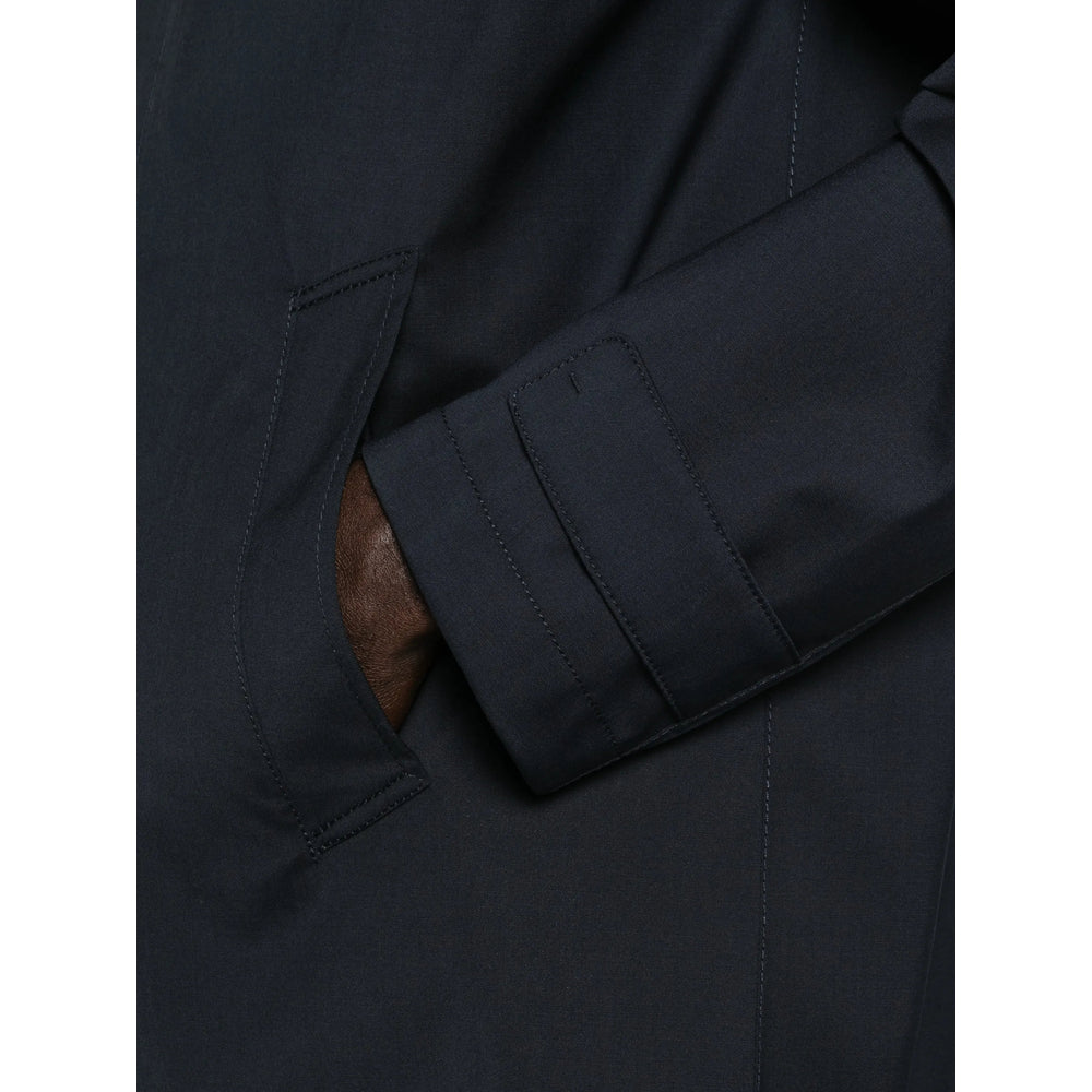 Herno Blue Coats - Raincoats Men
