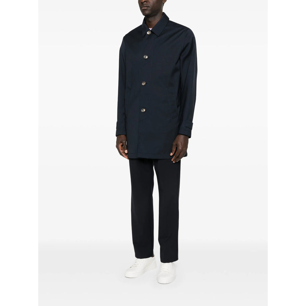 Herno Blue Coats - Raincoats Men