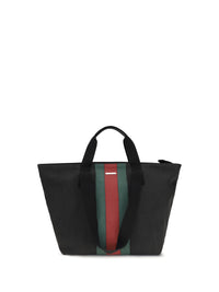 Gucci Men Web Tote Bag
