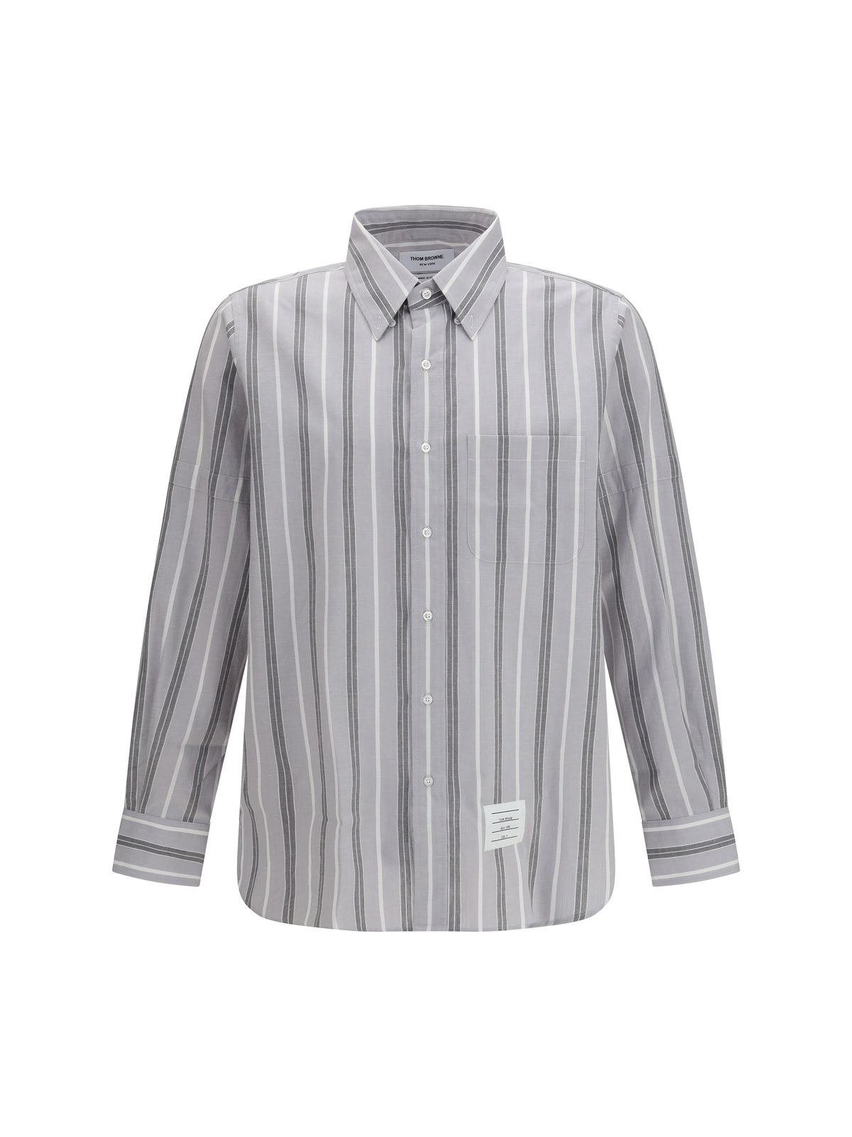 THOM BROWNE Thom Browne Men Madras Striped Armband Shirt