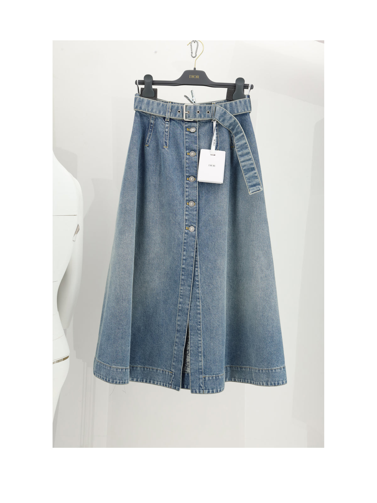 Dior Women Eth-Jupe Denim Nd-Stone
