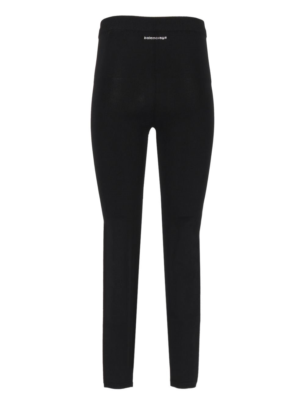 Balenciaga Women "Athletic" Knit Leggings