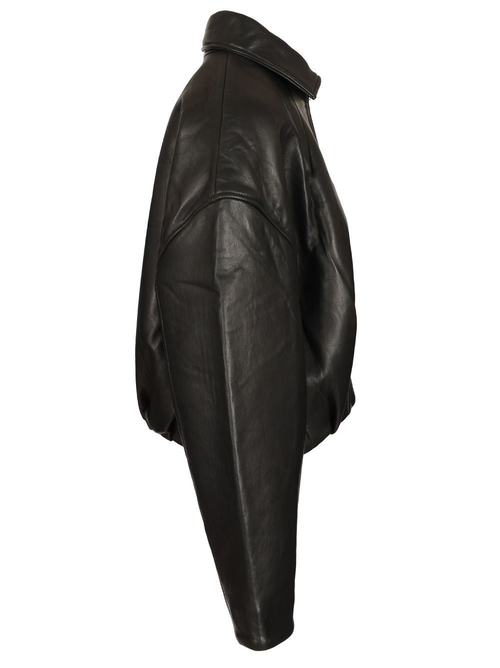 Rotate Women Boxy Leather Jacket