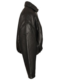 Rotate Women Boxy Leather Jacket