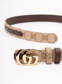 Gucci Gucci Women Cut Gg Marmont Reversible Belt