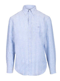 Etro Men Striped Linen Shirt