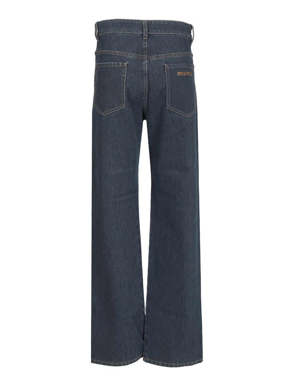 Miu Miu Women Straight-Leg Denim Trousers