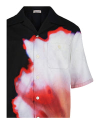 Alexander McQueen Mens Solarized Hawaiian Shirt