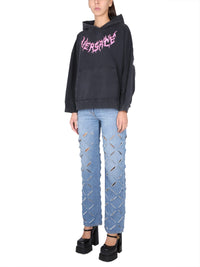 Versace Women Hooded Sweatshirt With Logo