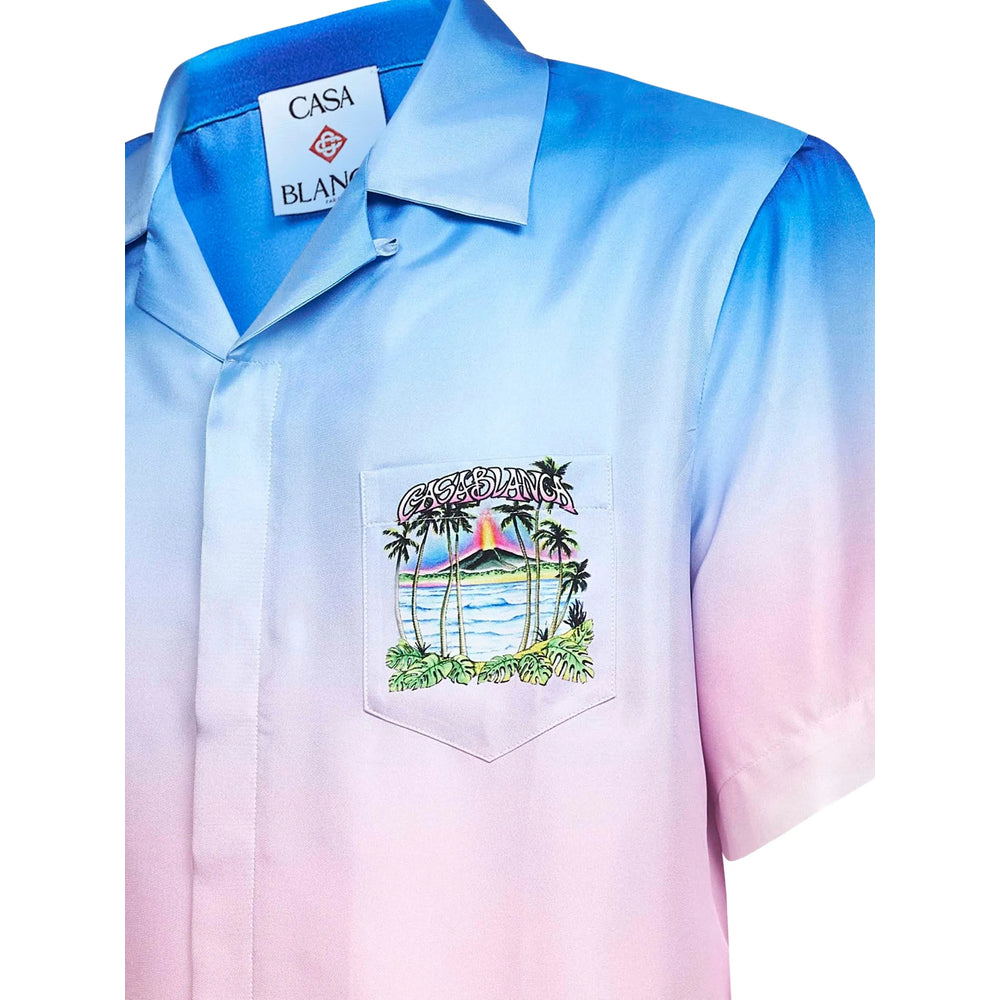 Casablanca Blue Shirts Men
