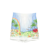 Casablanca White Shorts - Bermuda Shorts Men
