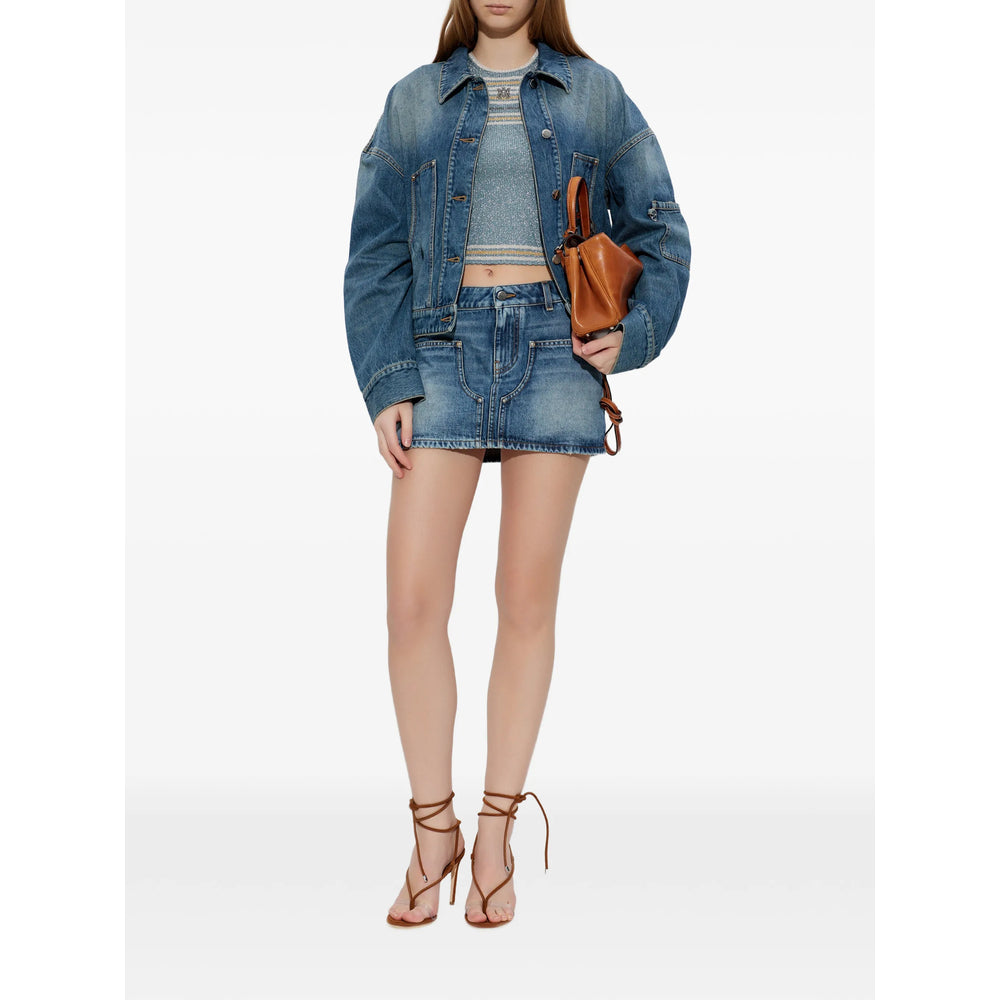 Amiri Amiri Blue Jackets - Denim Jackets Women