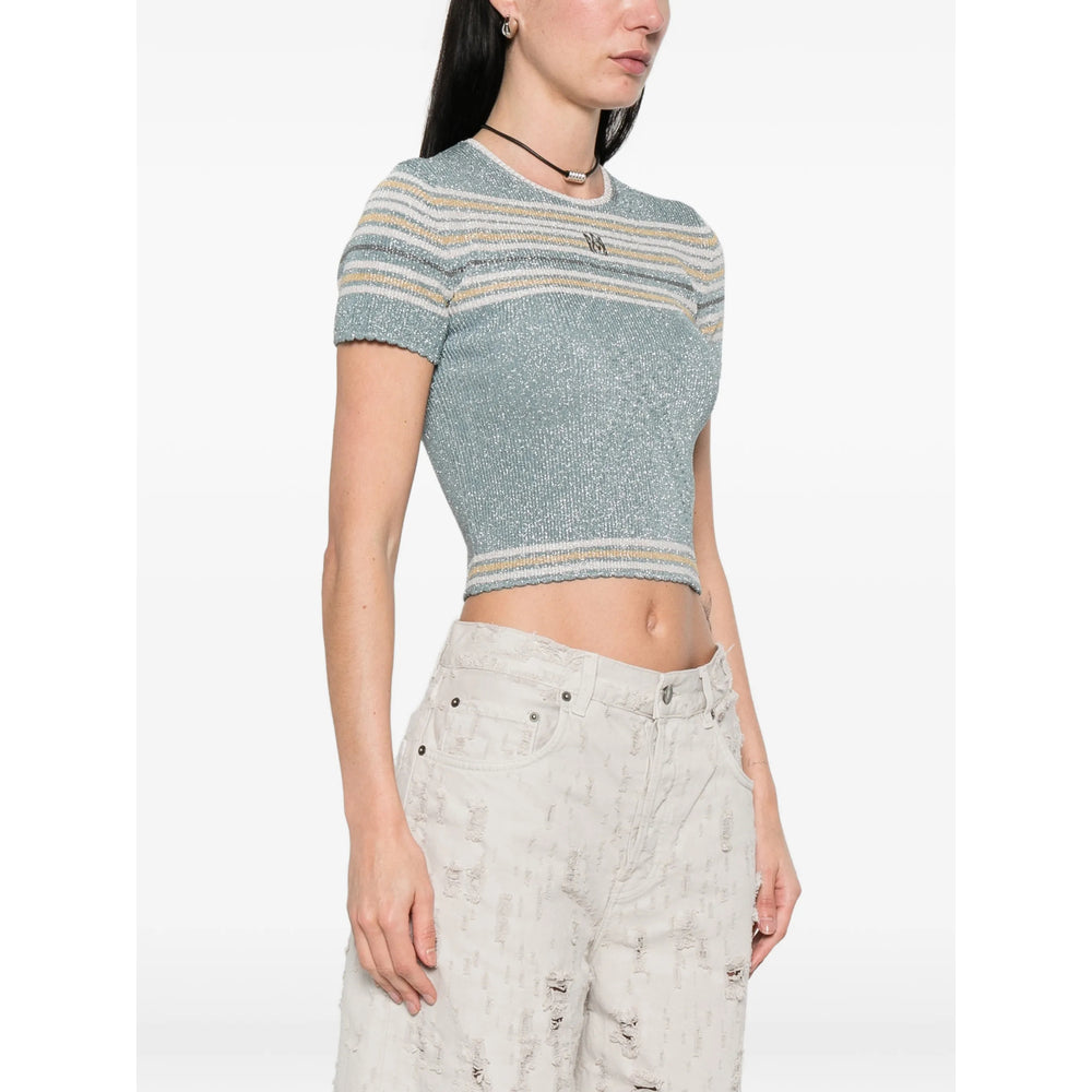 Amiri Blue Tops - T-Shirts & Jerseys Women