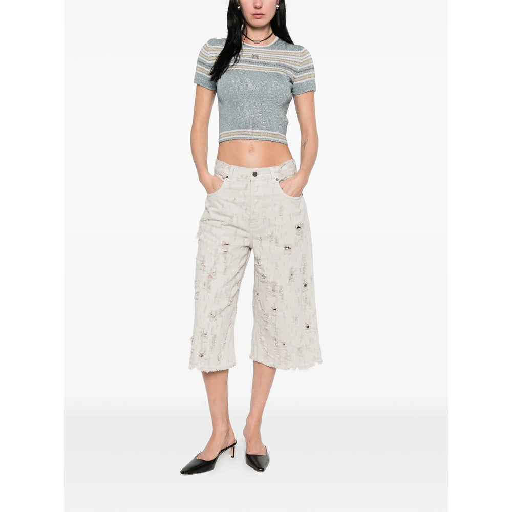 Amiri Blue Tops - T-Shirts & Jerseys Women