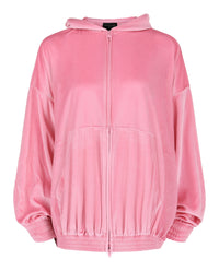 Balenciaga Womens BB Paris Zip-Up Hoodie