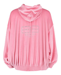 Balenciaga Womens BB Paris Zip-Up Hoodie