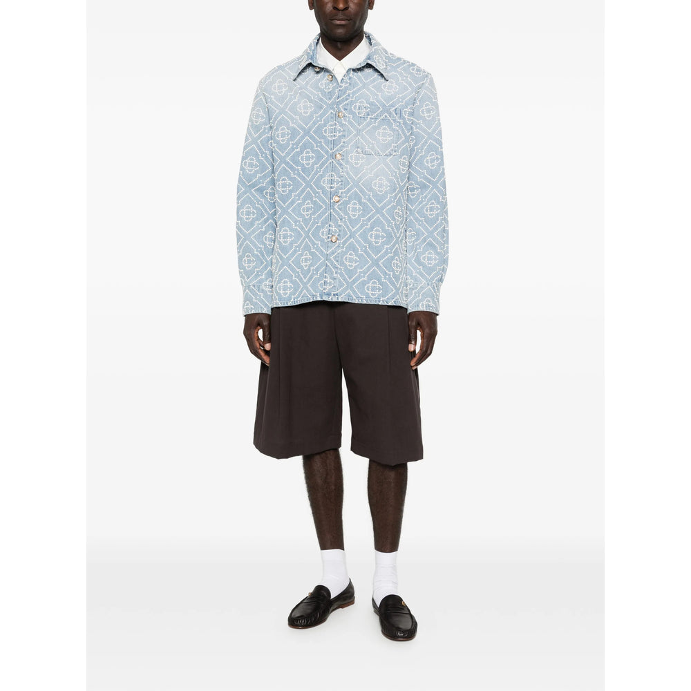 Casablanca Blue Shirts Men