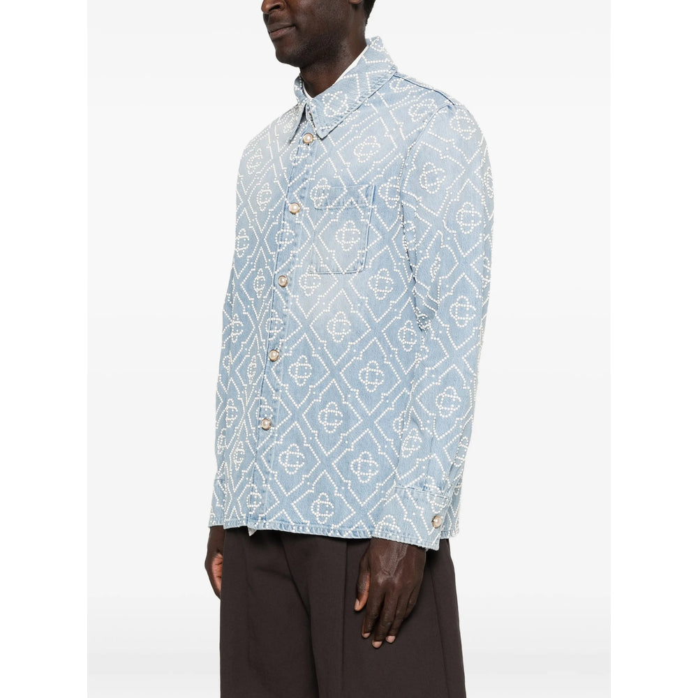 Casablanca Blue Shirts Men