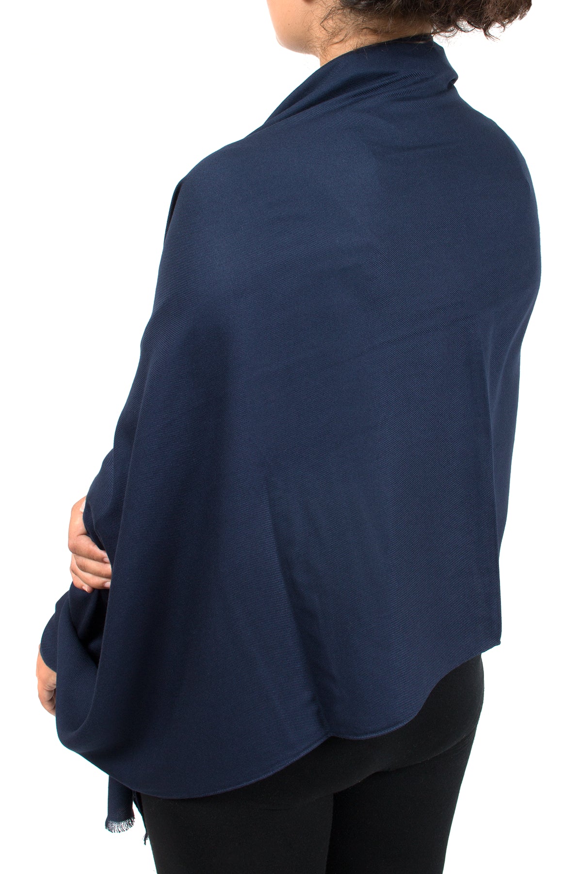 Gianfranco Ferre Blue Pashmina Scarf