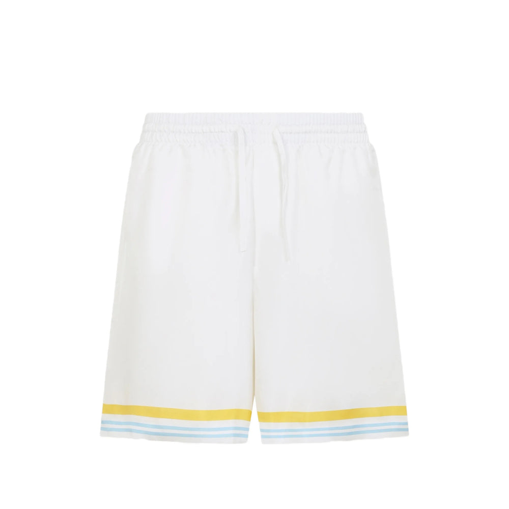 Casablanca White Shorts - Bermuda Shorts Men