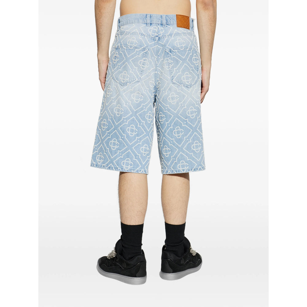 Casablanca Casablanca Blue Shorts - Denim Shorts Men