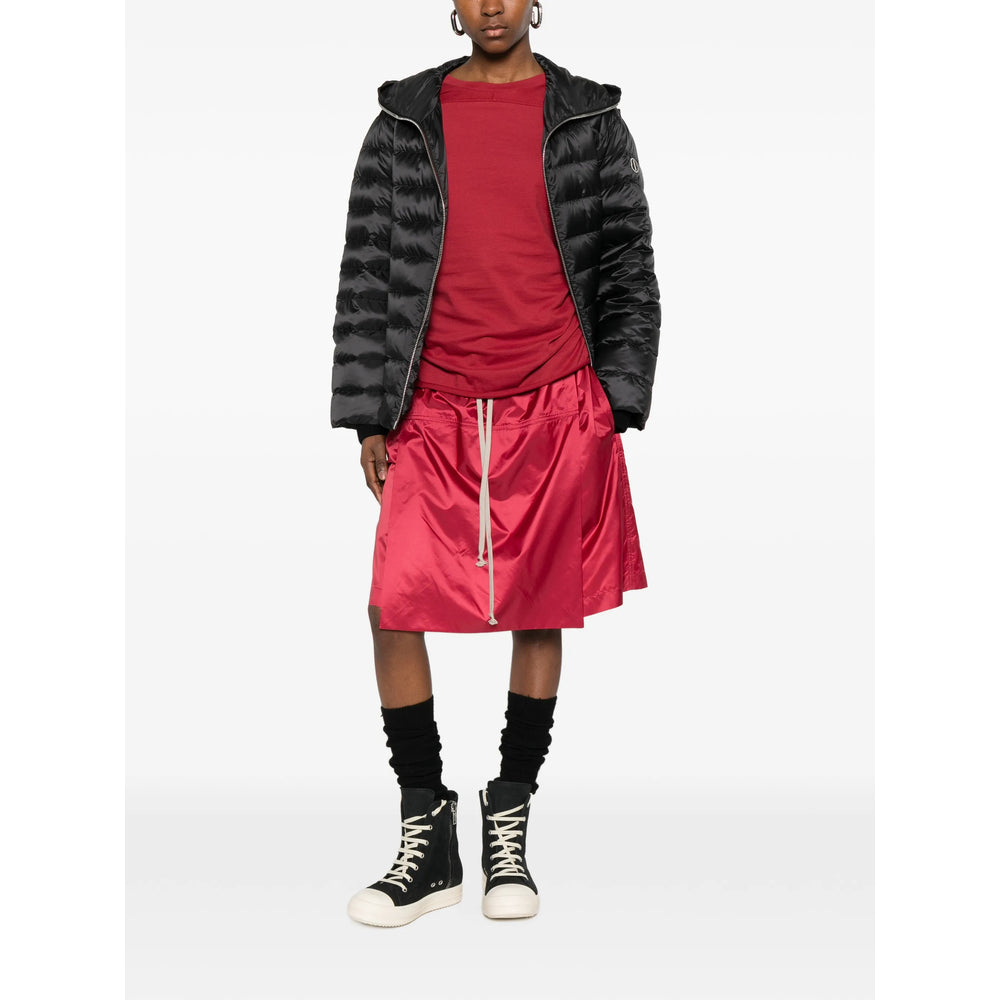 Moncler X Rick Owens Red Shorts - Drop-Crotch Shorts Men