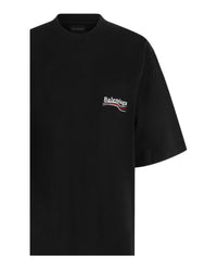 Balenciaga Balenciaga Womens Political Campaign Pleated T-Shirt Dress