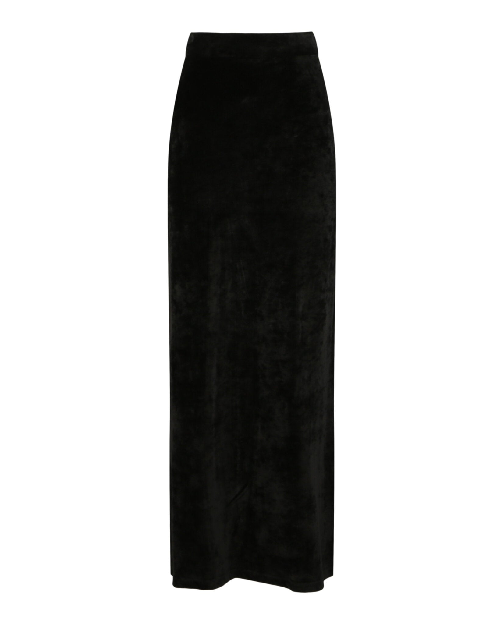 Balenciaga Balenciaga Womens High-Rise Velvet Maxi Skirt