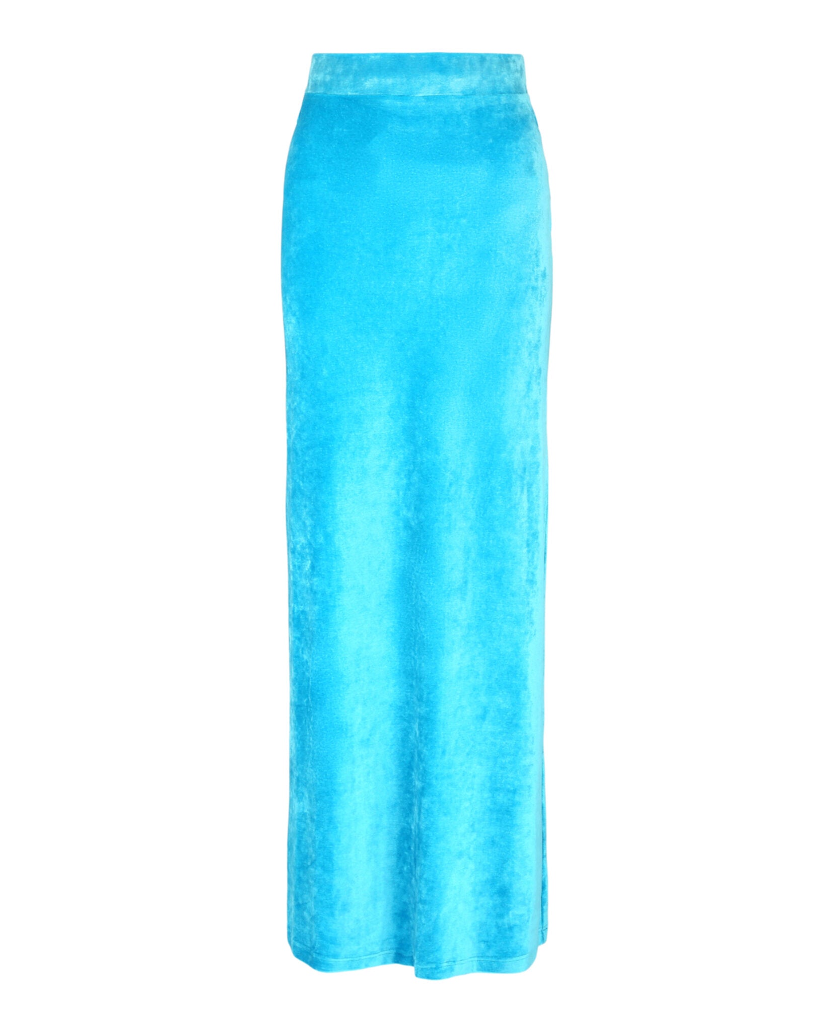 Balenciaga Balenciaga Womens High-Rise Velvet Maxi Skirt