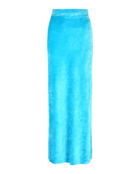 Balenciaga Balenciaga Womens High-Rise Velvet Maxi Skirt